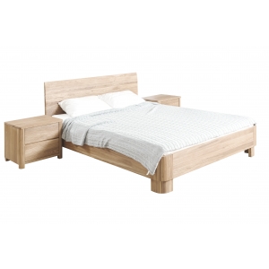 Furniteco Korsa Bed 1400x2000 with bed slats (bleached oak). Photo 3